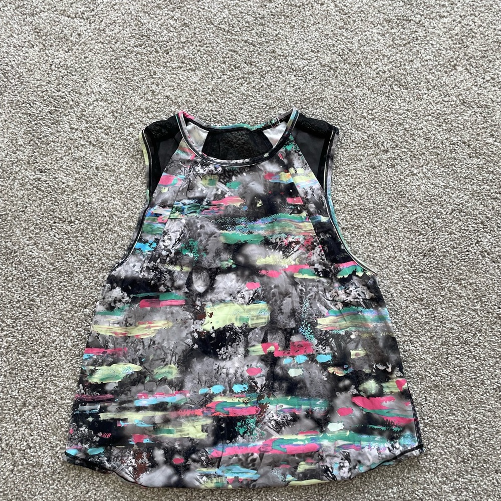 multicolored Lululemon athletica tank top